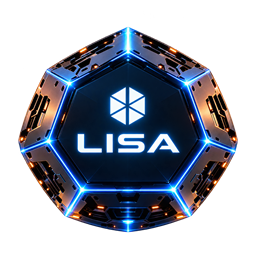 LISA Core – kanonisches Neon-Logo